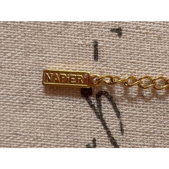 B35 Napier Vintage Cleopatra Collar Choker Egyptian Revival Jackie Kennedy - Picture 5 of 7